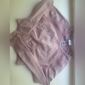 Gymshark Flex Sports Long Sleeve Crop Top - Light Purple